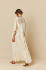 Indi & Cold Cream Maxi Dress