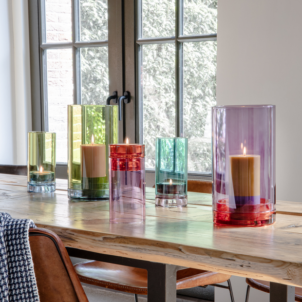 Remember Glass Lantern Lucius - Lime