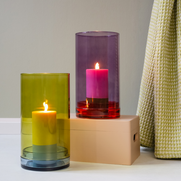 Remember Glass Lantern Lucius - Lime
