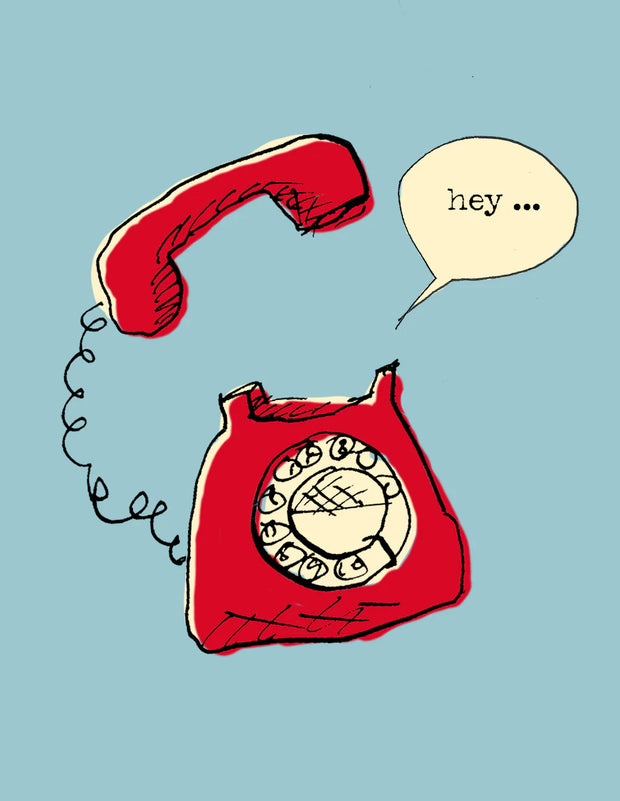 Poet & Painter Mini Card - Hey Telephone