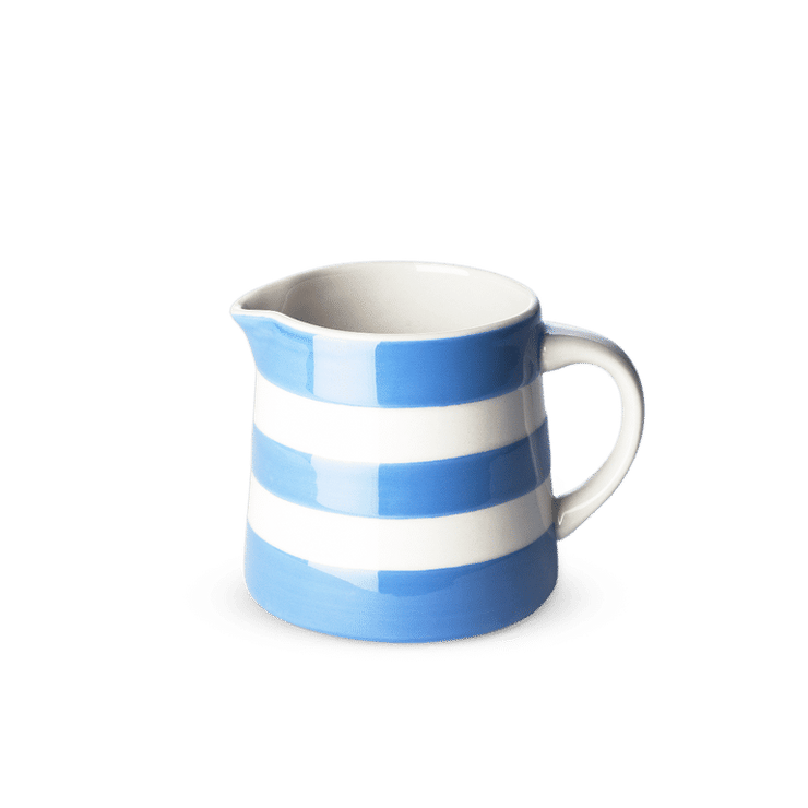 Traditional Cornishware Dreadnought Jugs - Blue