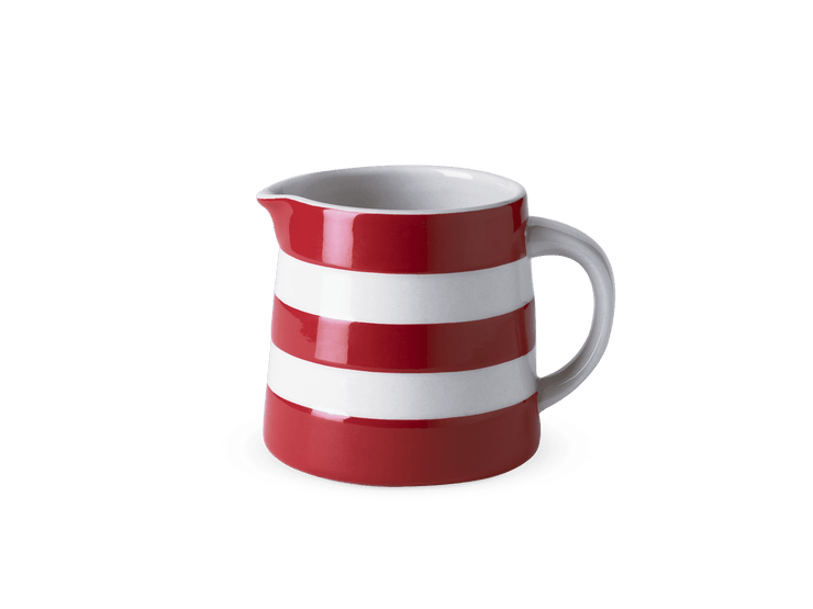 Traditional Cornishware Dreadnought Jugs - Red