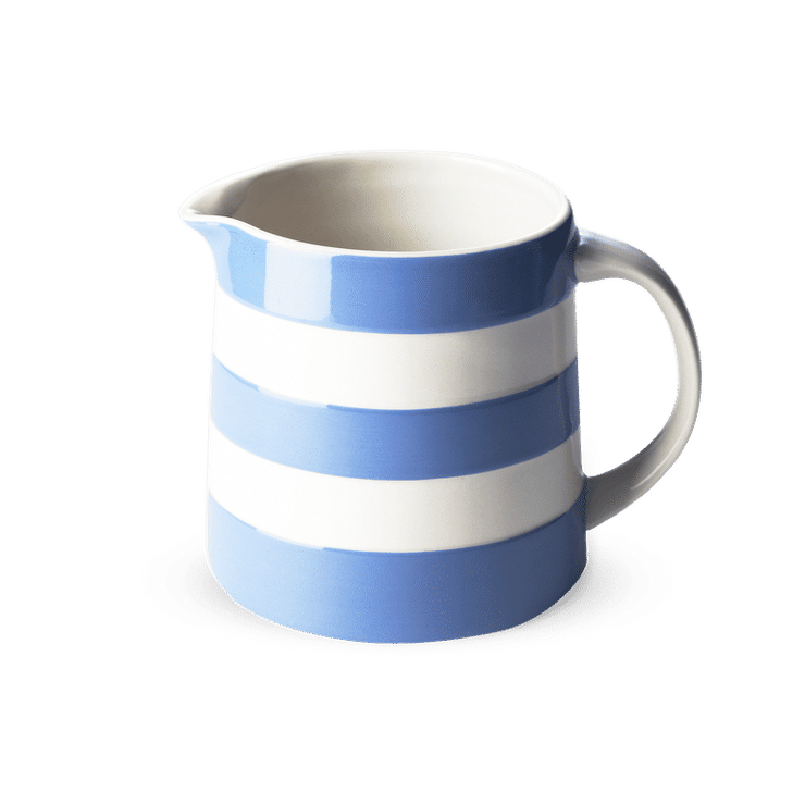 Traditional Cornishware Dreadnought Jugs - Blue