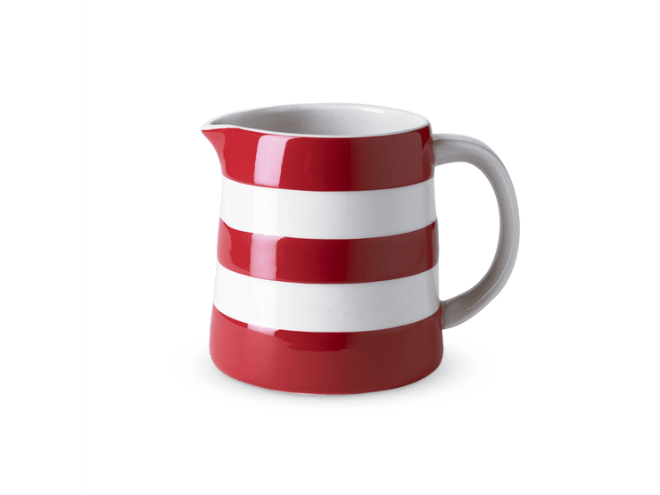 Traditional Cornishware Dreadnought Jugs - Red