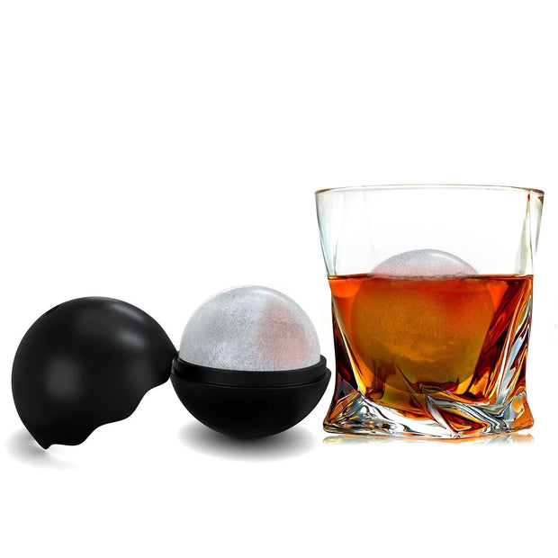 Uberstar Ice Sphere Molds - Set of 4 Black