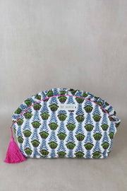 My Doris Large Frill Block Print Washbags