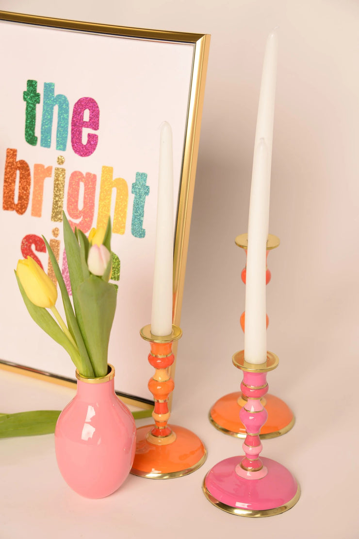 My Doris Mini Enamel Candlesticks