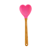 Heart Shaped Silicone Spoons in 5 Colours