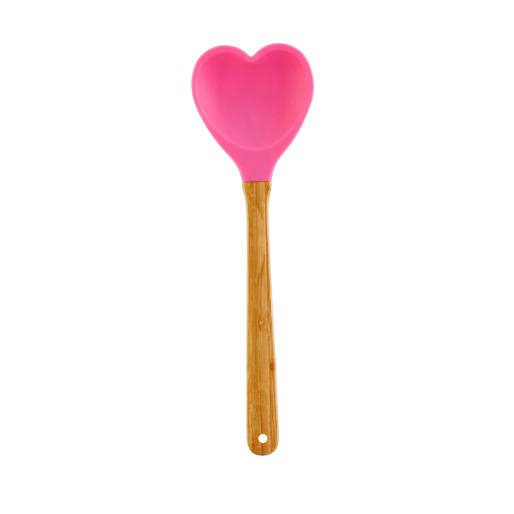 Heart Shaped Silicone Spoons in 5 Colours