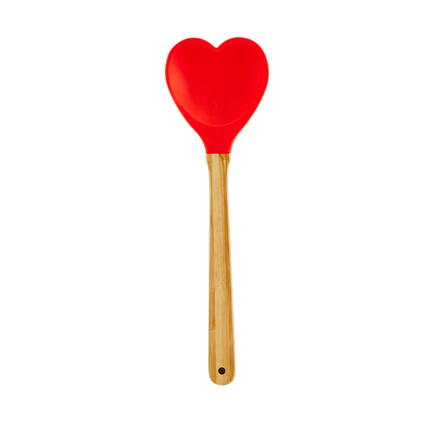 Heart Shaped Silicone Spoons in 5 Colours