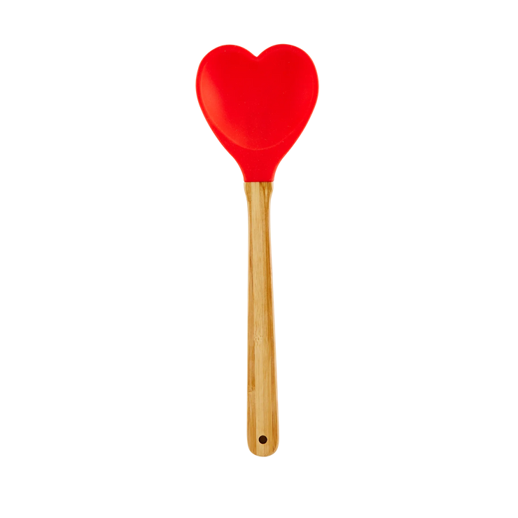 Heart Shaped Silicone Spoons in 5 Colours