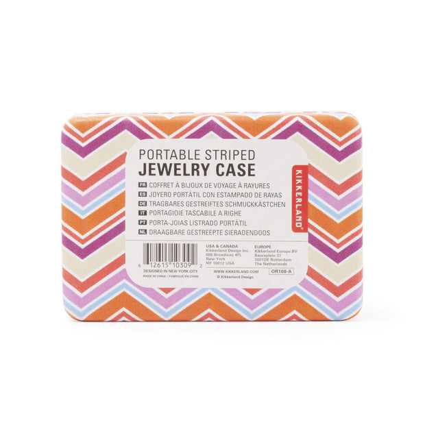Portable Jewellery Cases - Striped
