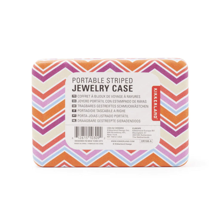 Portable Jewellery Cases - Striped