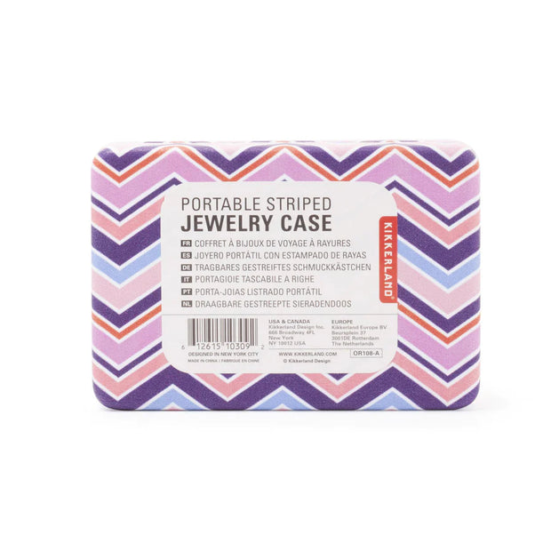 Portable Jewellery Cases - Striped