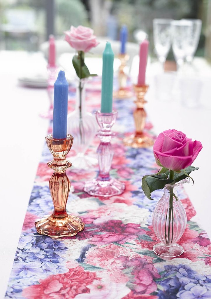 Boho Glass Candle Holders