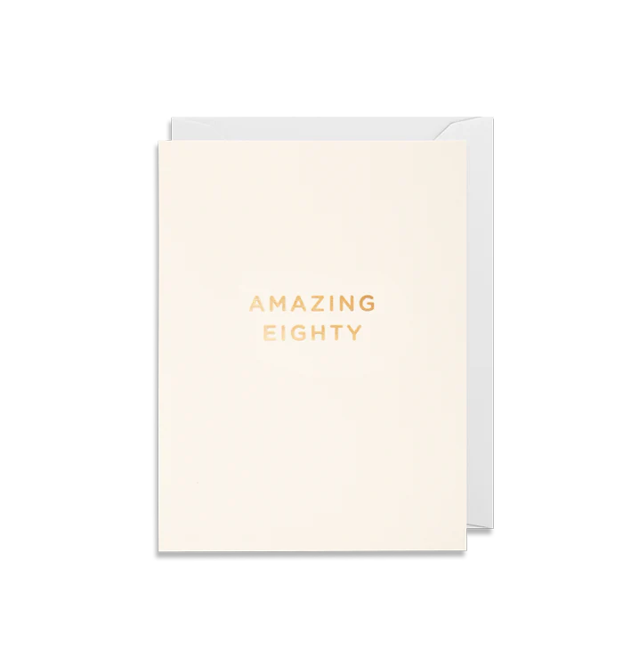 Mini Amazing Eighty Card