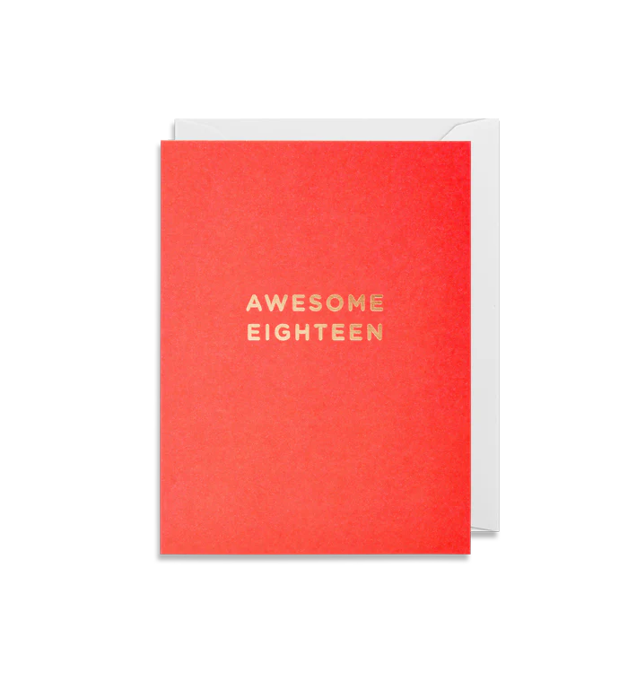 Mini Awesome Eighteen Card