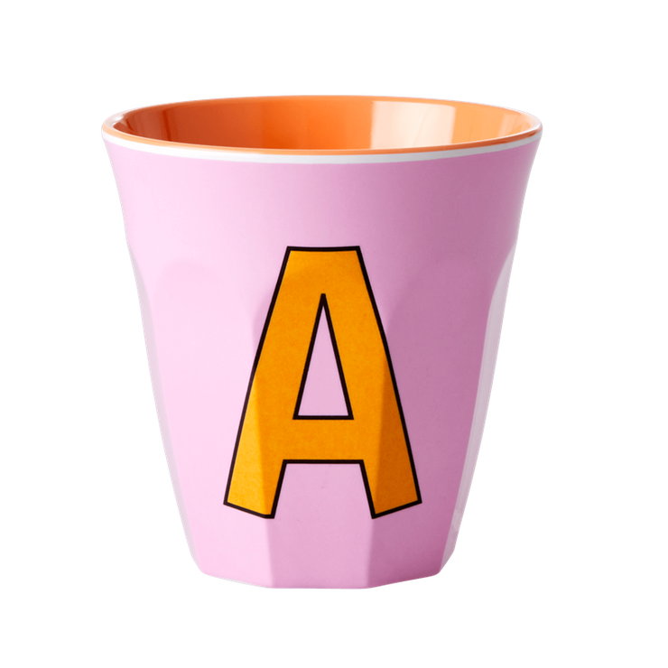 Rice Initial Alphabet Melamine Cups