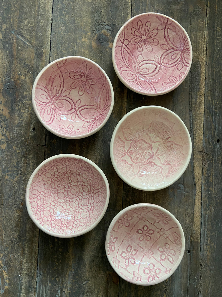 Wonki Ware Patterned Salt Dish