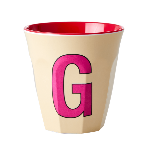 Rice Initial Alphabet Melamine Cups