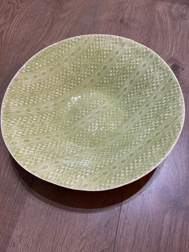 Wonki Ware Large Patterned Salad Bowl