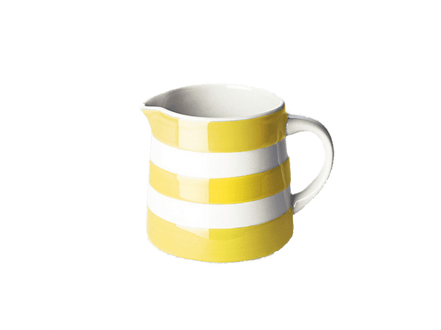 Traditional Cornishware Dreadnought Jugs - Yellow