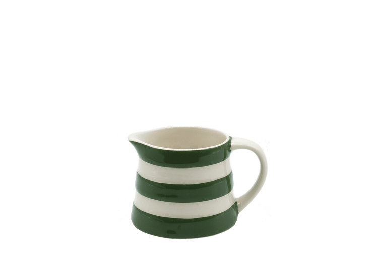 Traditional Cornishware Dreadnought Jugs - Adder Green