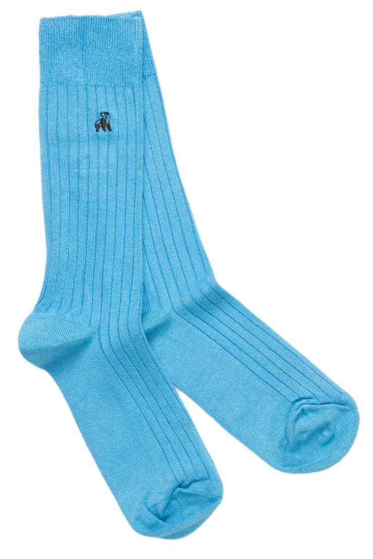 Swole Panda Men's Plain Bamboo Socks - Size 7-11