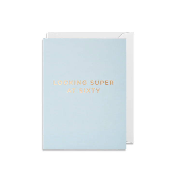 Mini Super At Sixty Card